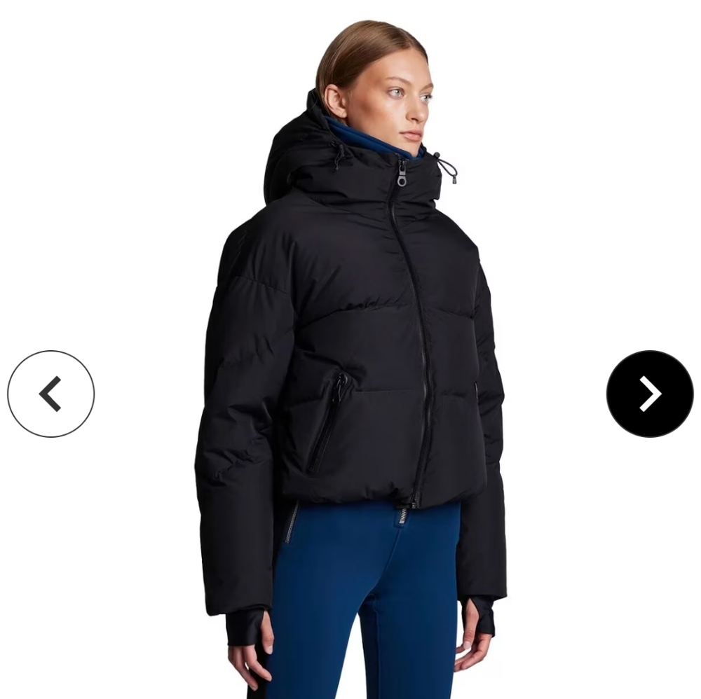 Cordova Meribel Hooded Down Puffer Ski Jacket Onyx Black - Picture 3 of 17
